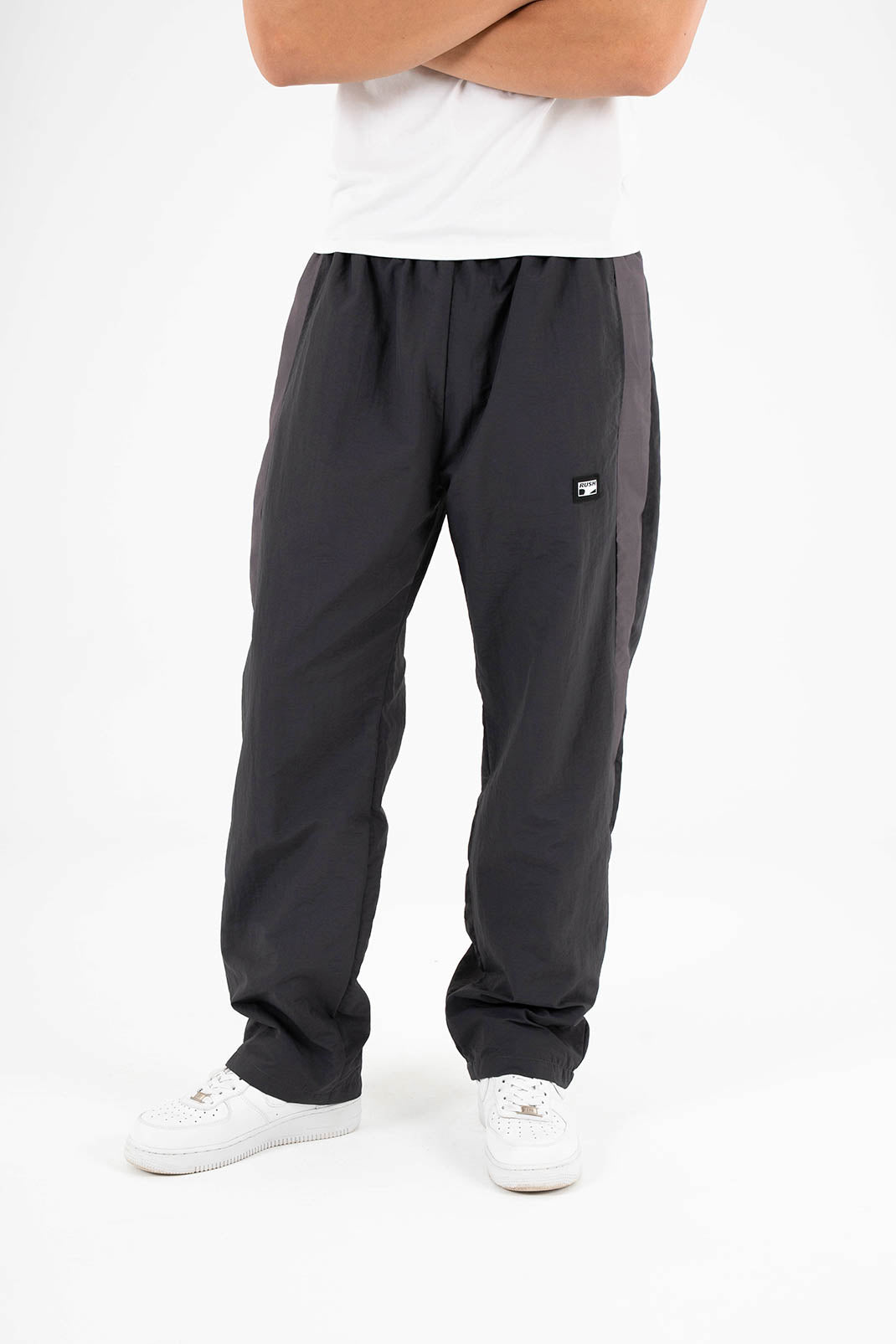 Unisex Grey Woven Pants