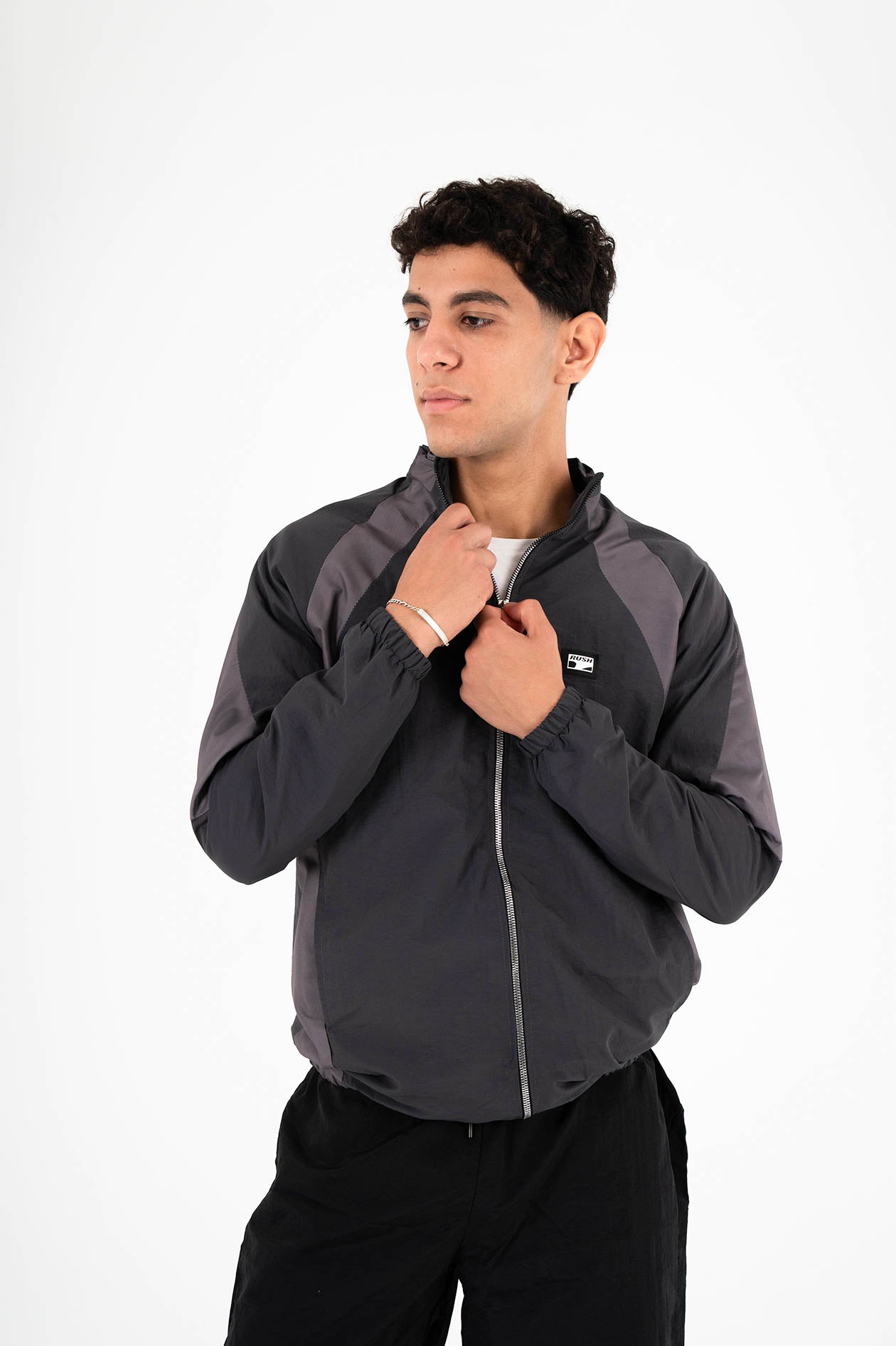 Unisex Grey Woven Jacket