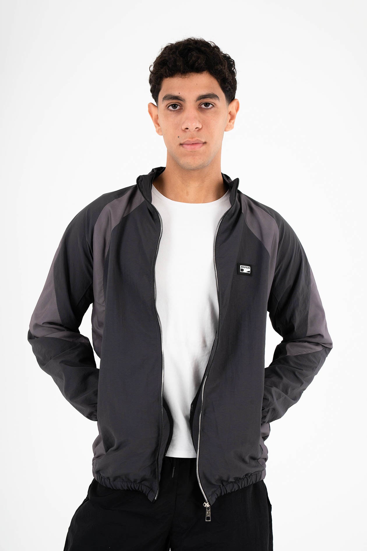 Unisex Grey Woven Jacket