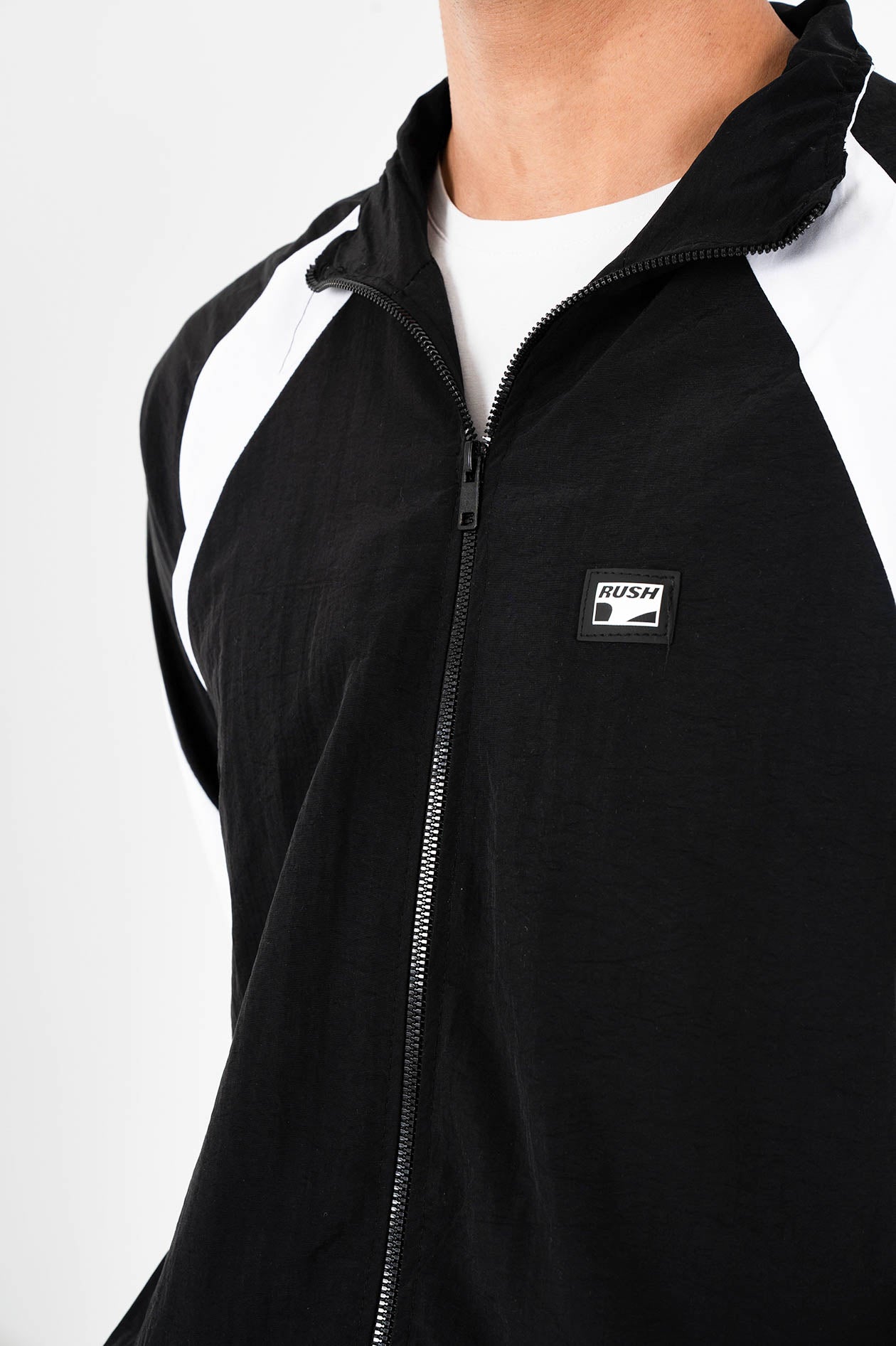 Unisex Black Woven Jacket