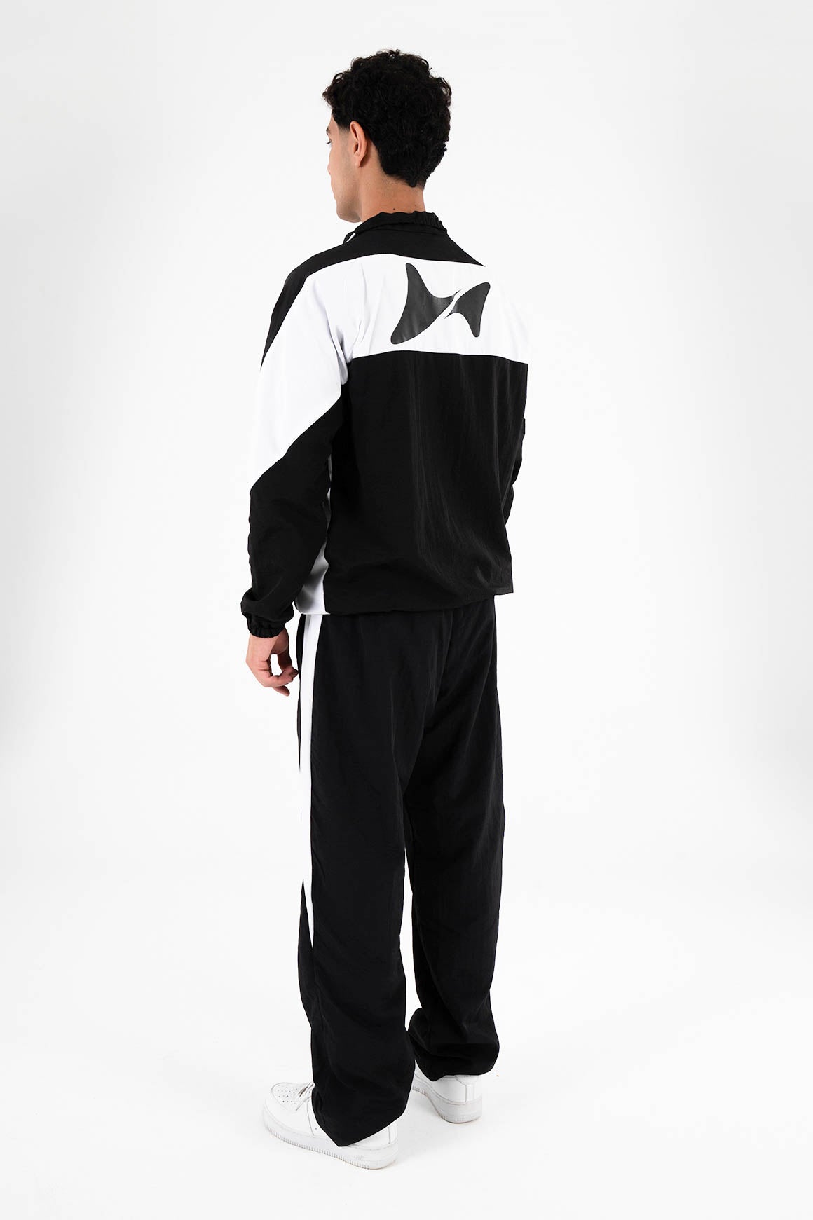 Unisex Black Woven Pants