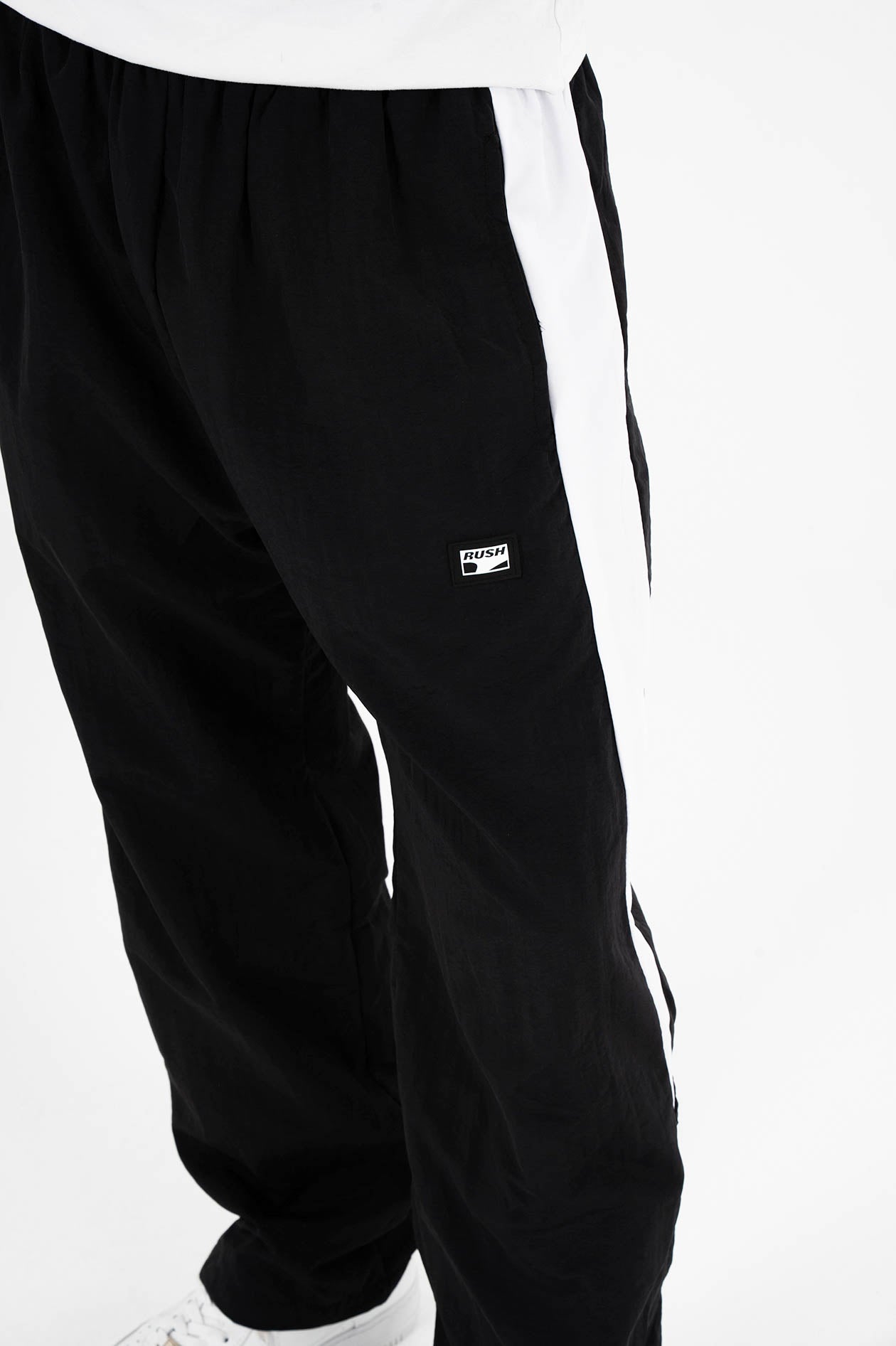 Unisex Black Woven Pants