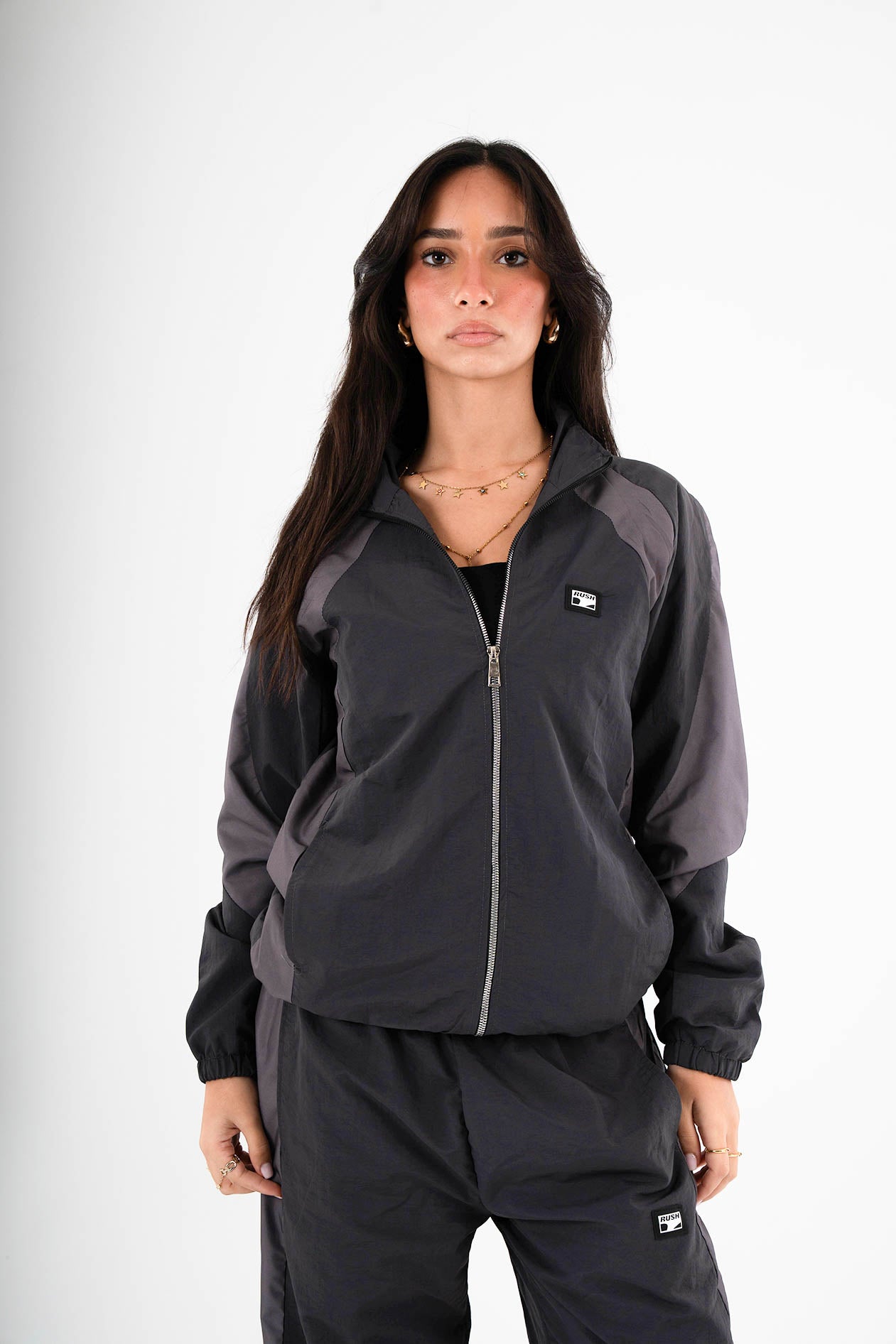 Unisex Grey Woven Jacket