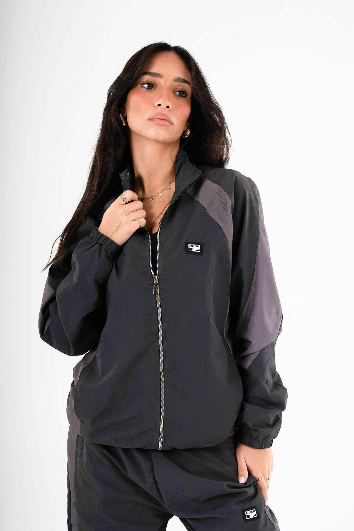 Unisex Grey Woven Jacket