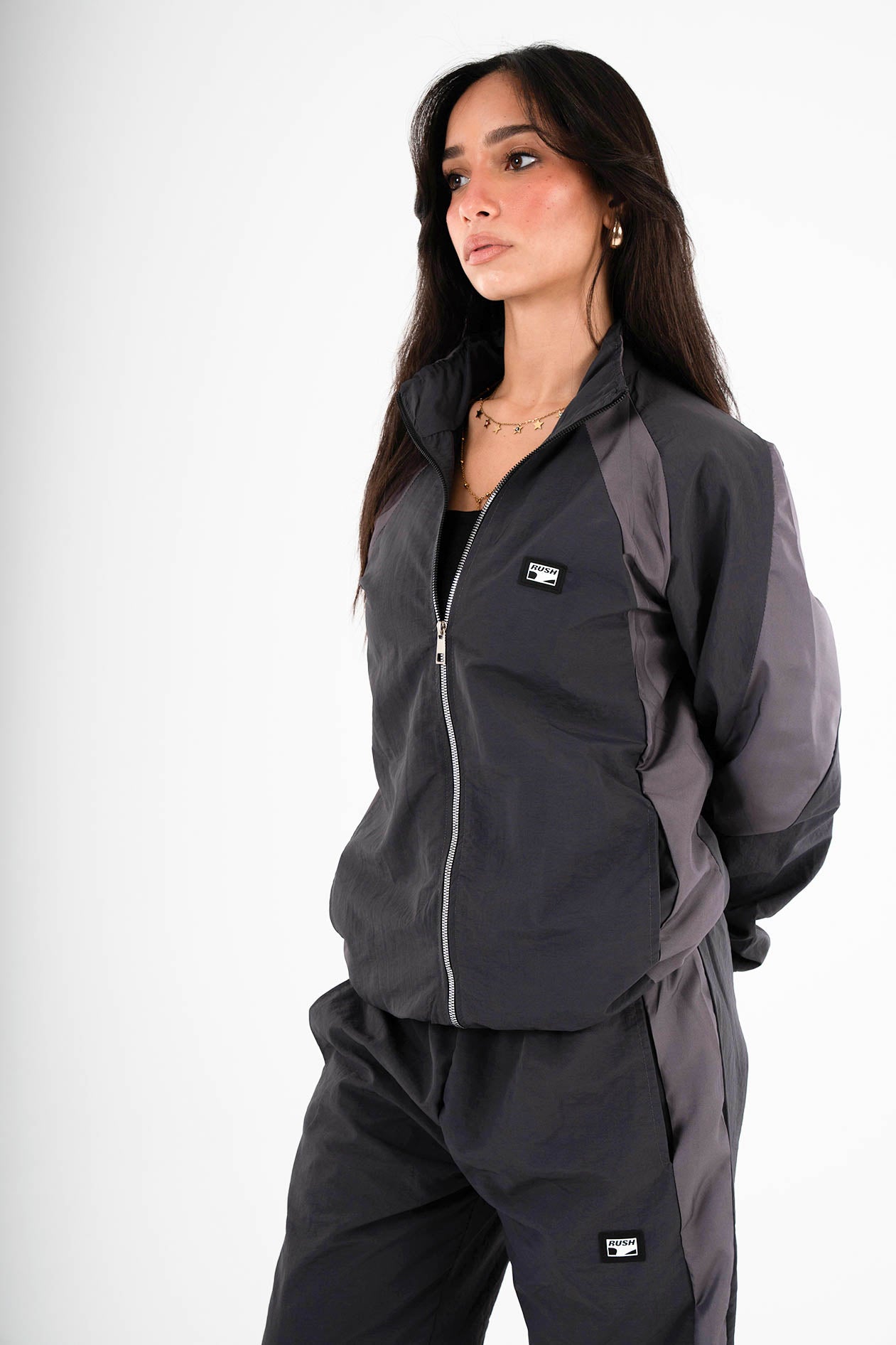 Unisex Grey Woven Jacket