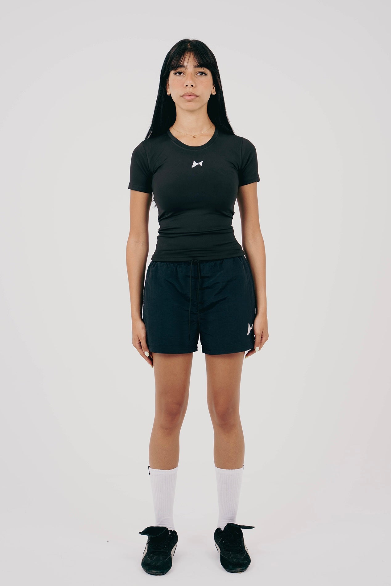 Black Training Baby Tee