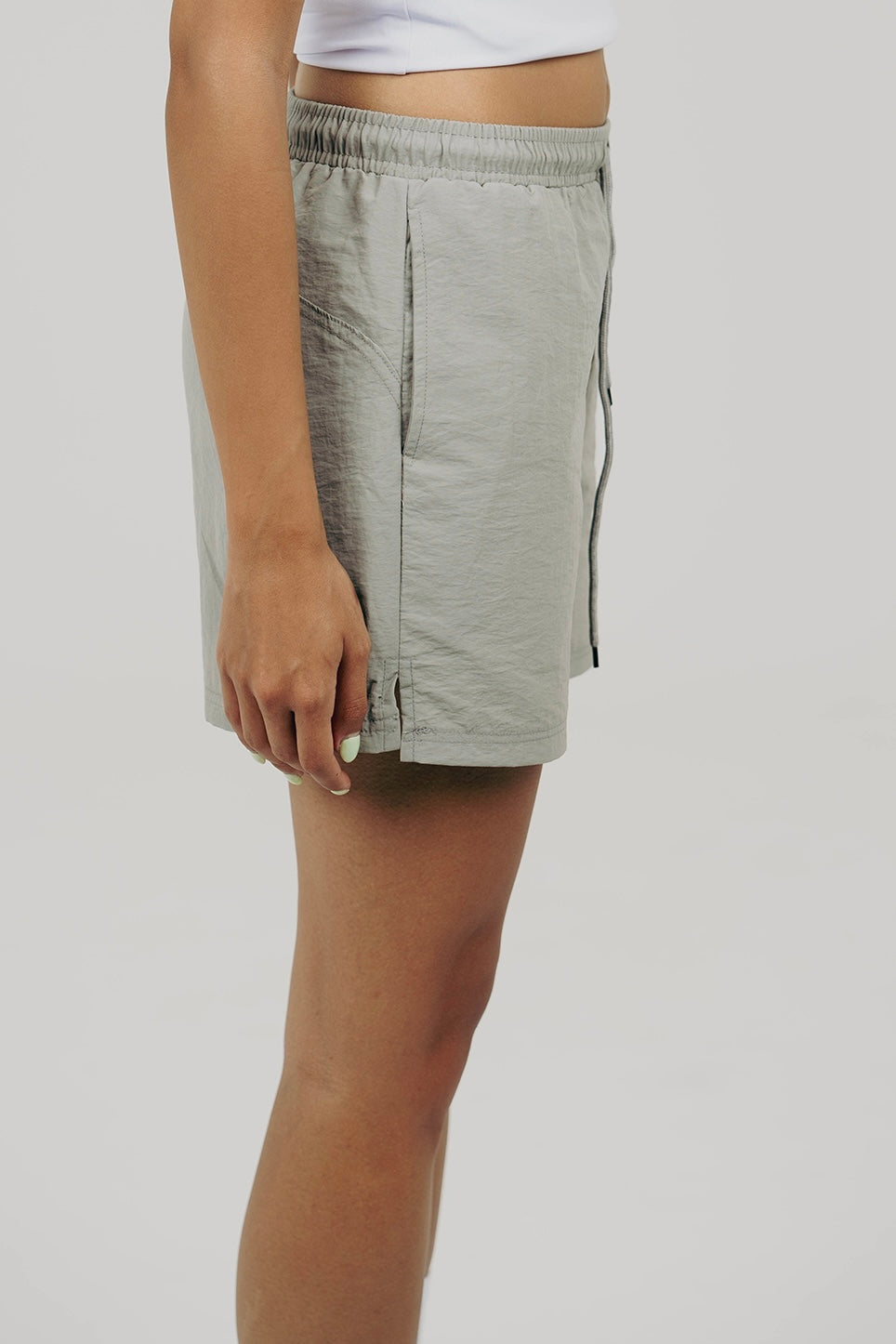 Women’s Light Grey Training Shorts