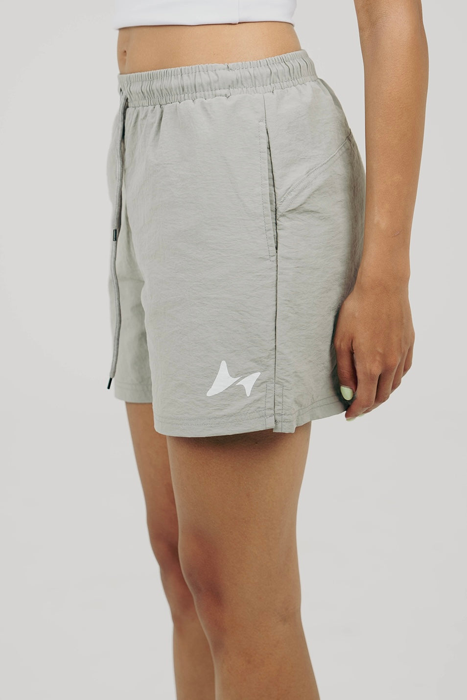 Women’s Light Grey Training Shorts