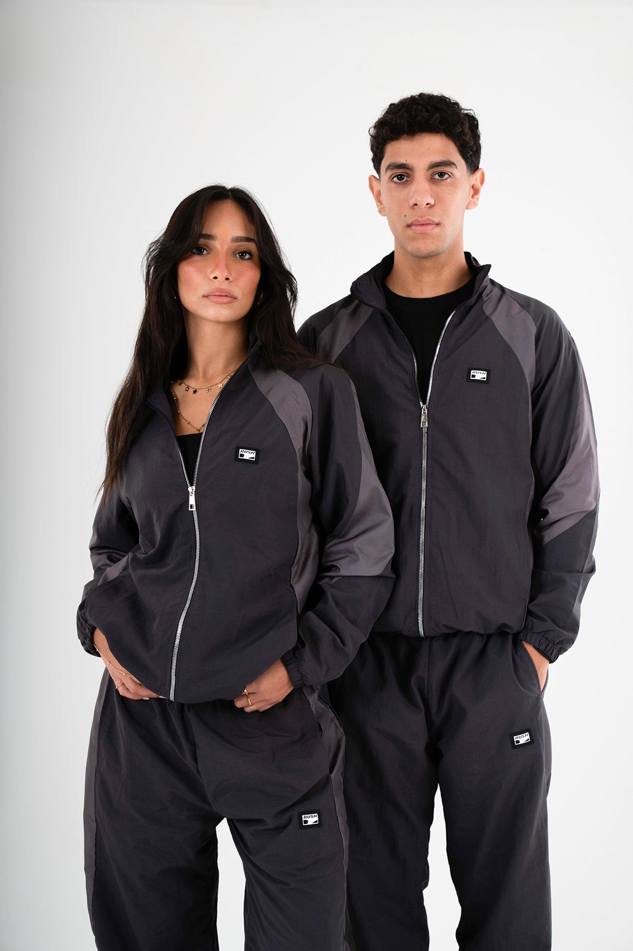 Unisex Grey Woven Jacket